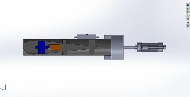 3D model of In-Pipe Pico-Hydraulic UV Disinfection System