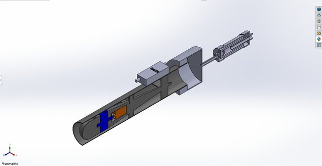 3D model of In-Pipe Pico-Hydraulic UV Disinfection System