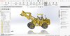wheel loader 3D cad model design by edwardj3