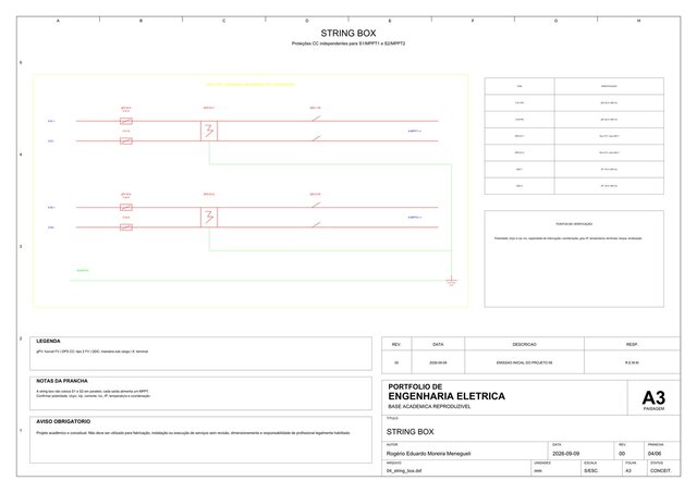 15 kWp Grid-Tied Solar Photovoltaic System (AutoCAD — 6 A3 Sheets) – image 3 of 3