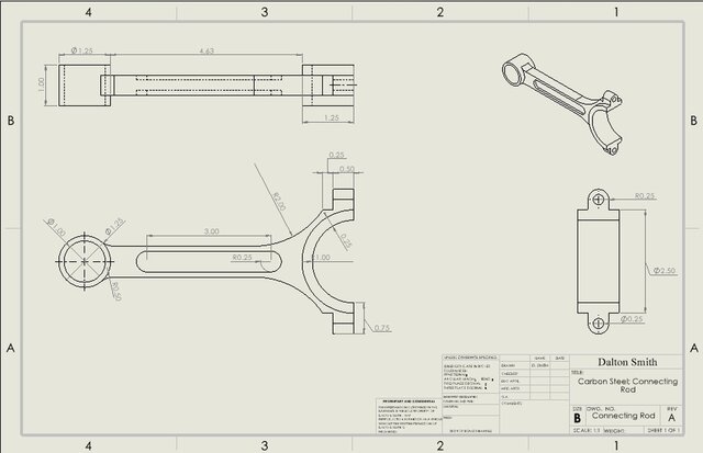 3D model of Connecting Rod