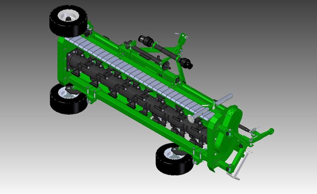 Industrial Flail Mower - Complete Mechanical Design & Manufacturing Documentation – image 1 of 8