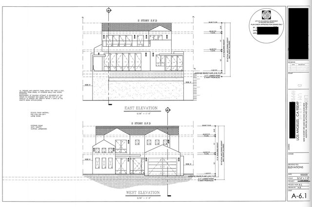 3D model of Two-Story Hillside Residence | Revit & Permit Drawing Set