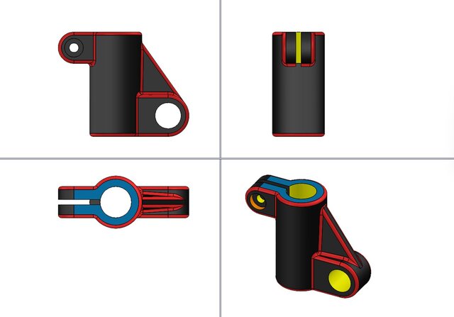 Mechanical Mounting Bracket with Reinforced Pivot Joint – image 7 of 8