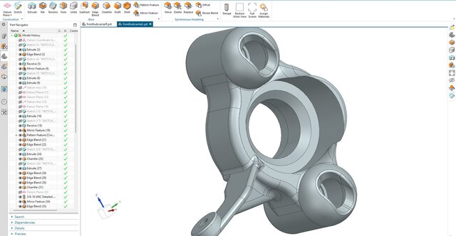 02. Automotive Front Hub Carrier (Steering Knuckle)