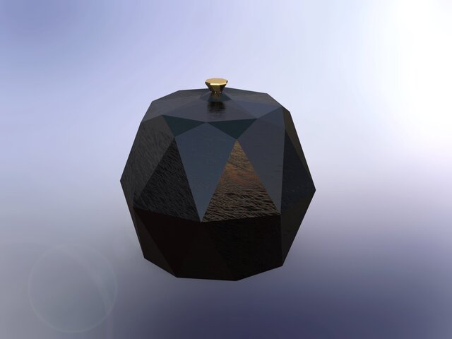 3D model of Geometric Memorial Urn Design