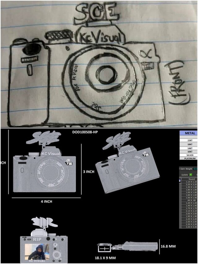 3D model of 3D Jewellery CAD design Rings, Pendants, Bracelet, Earring, Necklace, Cufflinks, Watch cover etc.