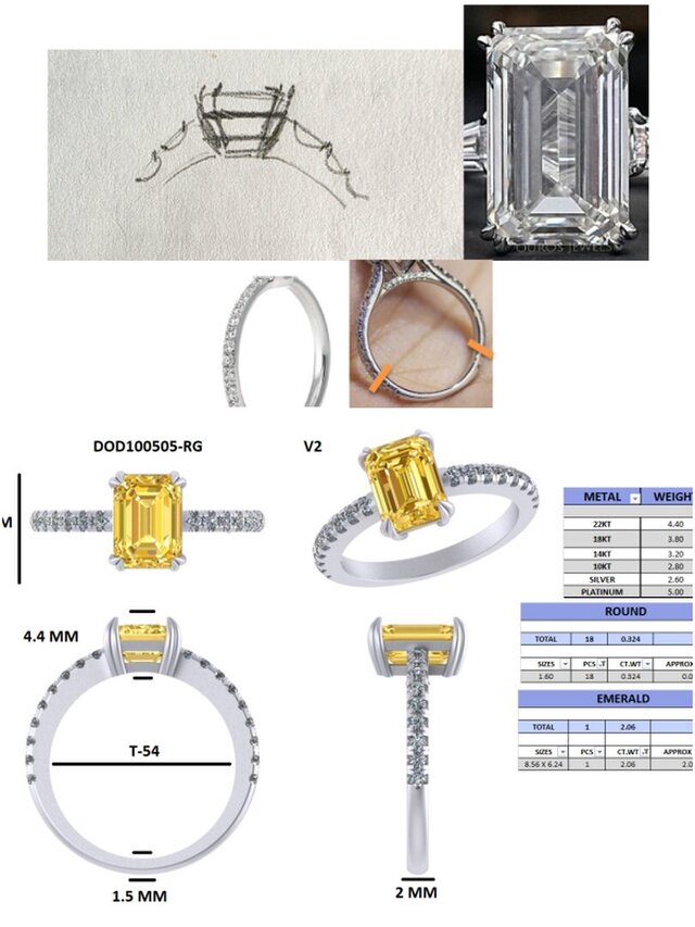 3D model of 3D Jewellery CAD design Rings, Pendants, Bracelet, Earring, Necklace, Cufflinks, Watch cover etc.