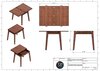 Foldable and movable  table with storage design by sanjeev07