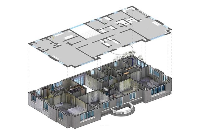 3D model of Scan to CAD As-Built Luxury Residence – San Francisco