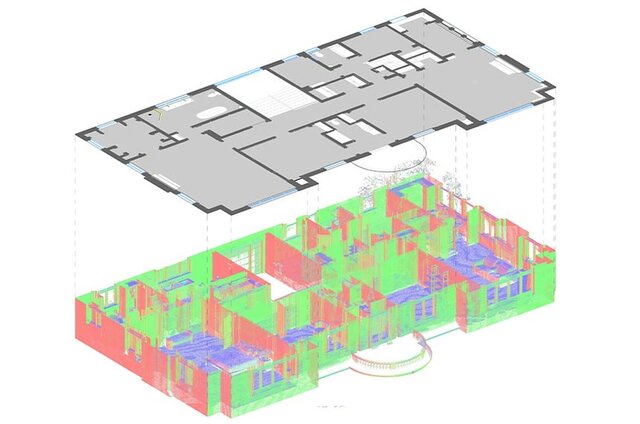 Scan to CAD As-Built Luxury Residence – San Francisco