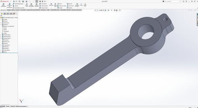 3D model of Improved Bearing Puller Design with Adjustable Claw Mechanism