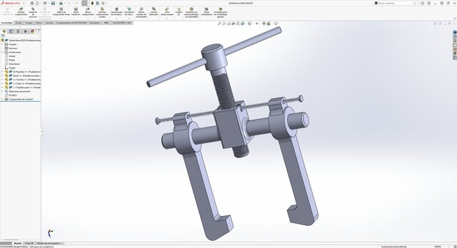 Improved Bearing Puller Design with Adjustable Claw Mechanism