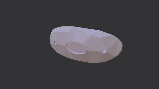 Ergonomic Industrial Housing – Clean Lofted Surface CAD