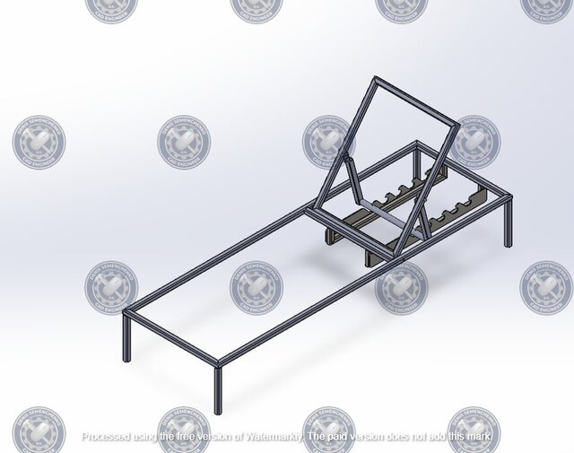 Modern Adjustable Sun Lounger / Outdoor Daybed Assembly