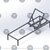 Modern Adjustable Sun Lounger / Outdoor Daybed Assembly