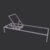 Modern Adjustable Sun Lounger / Outdoor Daybed Assembly