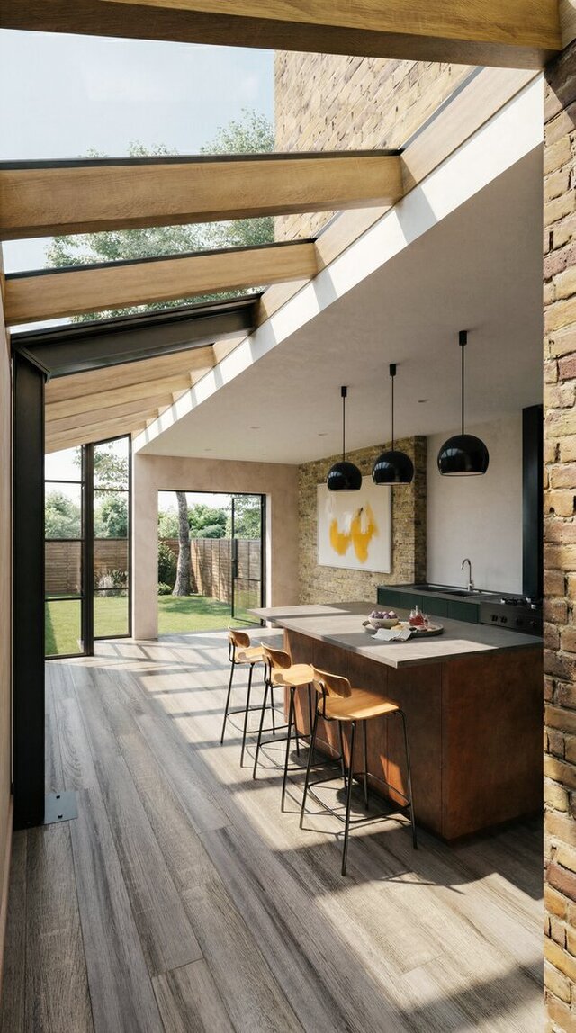 3D model of Residential Extension & interior Renovation - North London
