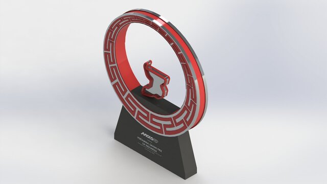 3D model of MotoGP Trophy Pertamina Mandalika International Circuit 2024 2025