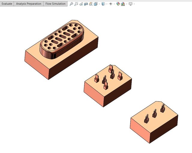 Toothbrush Injection Mold Design & EDM Electrode Design | SolidWorks – image 2 of 4