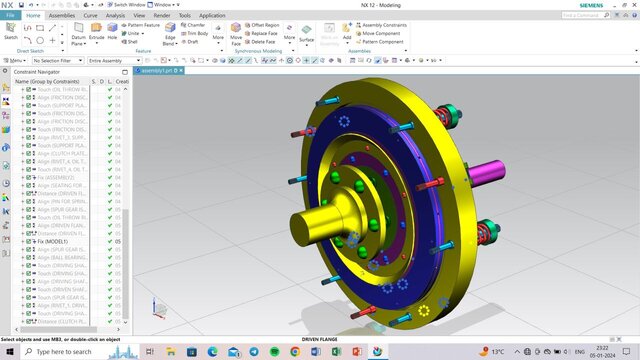 3D model of SINGLE CLUTCH PLATE MODEL