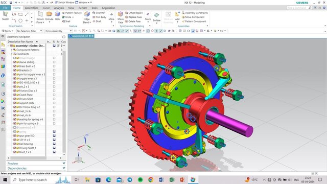 3D model of SINGLE CLUTCH PLATE MODEL