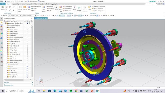 3D model of SINGLE CLUTCH PLATE MODEL