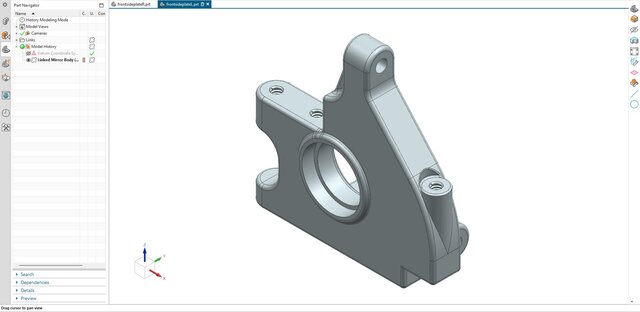 3D model of 05. Front Side Plate