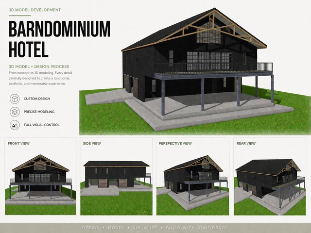 3D model of From the barn to your home