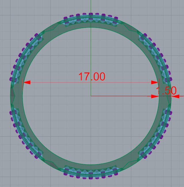 3D model of Elegant Ring & Earring Jewelry Set