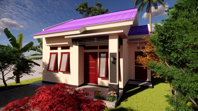 Rumah minimalis 7 x 12 meter
