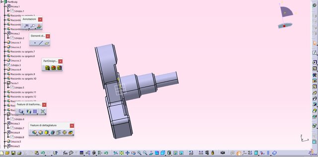 3D model of Short half-shaft