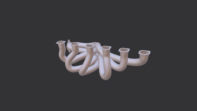 Exhaust Manifold for V12 Motor