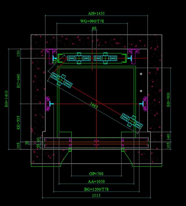3D model of Optimizing Concrete Elevator Shafts – Precision in Every Detail