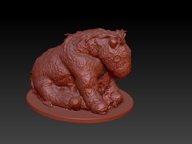 3D model of Horse Toy - Reverse Engineering From Scan Data