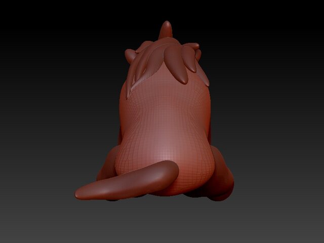 3D model of Horse Toy - Reverse Engineering From Scan Data