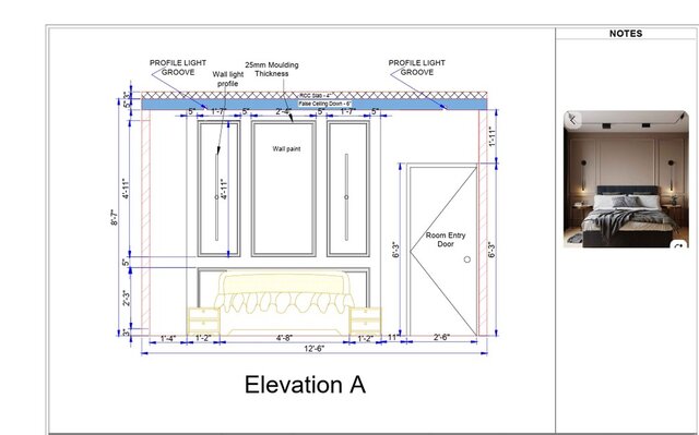 Modern Home Elevation Design - 2D AutoCAD – image 3 of 3