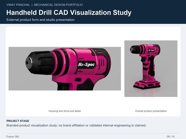 Handheld Drill CAD Visualization Study – image 3 of 4