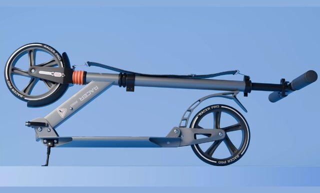 3D model of Racer Pro Folding Electric Scooter