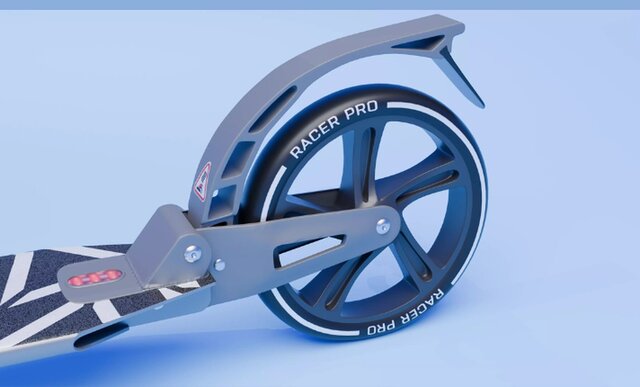 3D model of Racer Pro Folding Electric Scooter