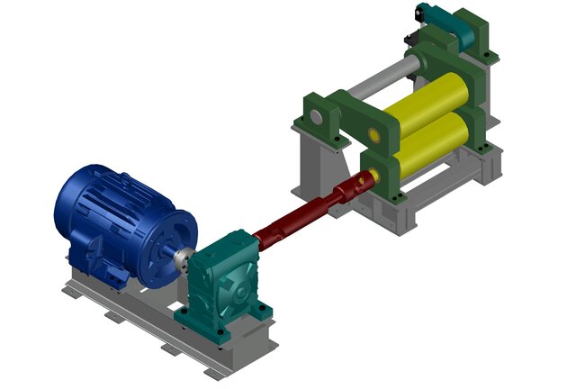 Pull Out Pinch Roll 3D Modeling