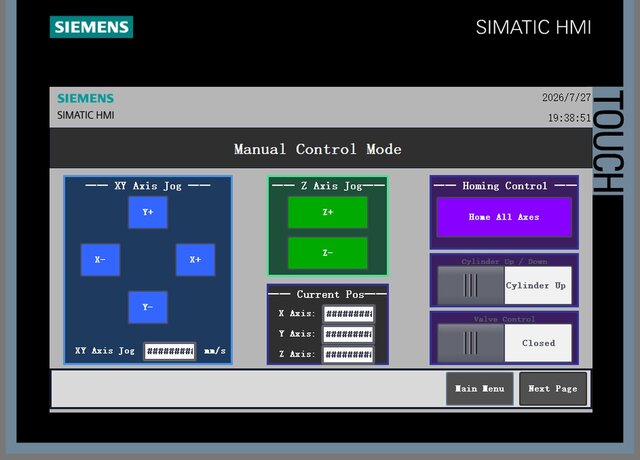 3D model of Siemens SIMATIC HMI 3-Axis Inspection Control System