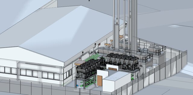 Energy Centre - Plant Yard Coordination and Power Supply (Revit)