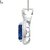 Luxury Blue Gemstone Pendant – Manufacturing-Ready Jewellery CAD