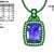 Luxury Blue Gemstone Pendant – Manufacturing-Ready Jewellery CAD