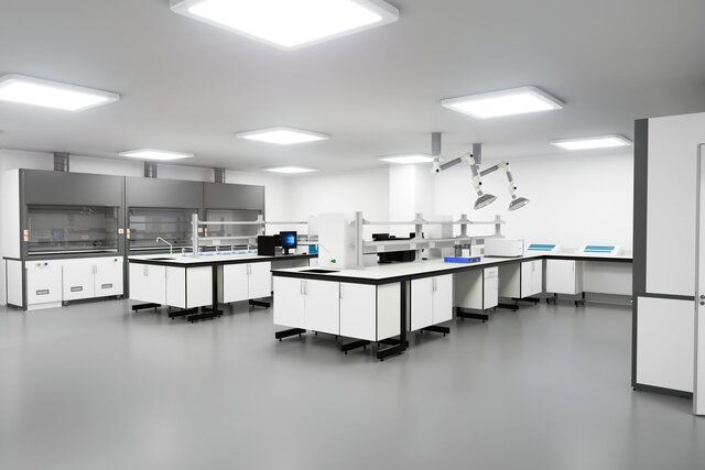 3D model of LABORATORY FURNITURE