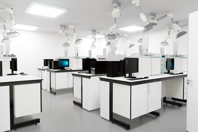 3D model of LABORATORY FURNITURE