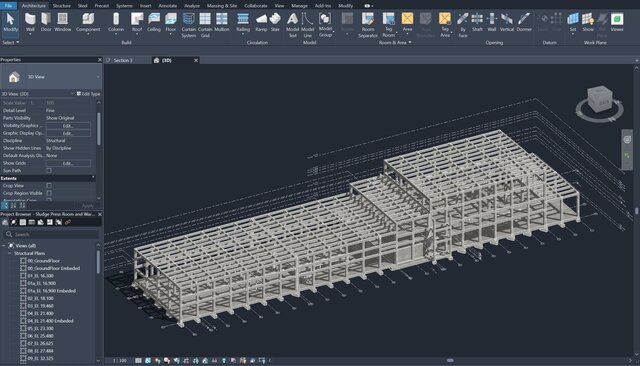 3D model of Industrial BIM & CAD Modeling | Large-Scale ETP