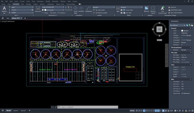 3D model of Industrial BIM & CAD Modeling | Large-Scale ETP