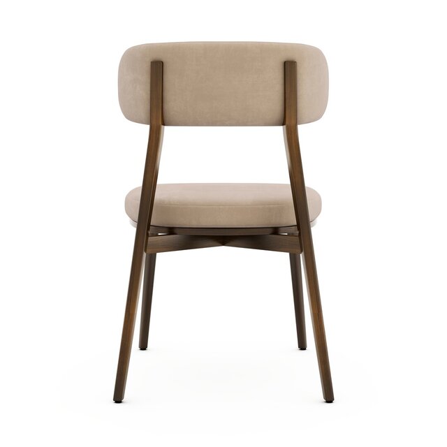 3D model of 3D dining chair design and Technical Drawing